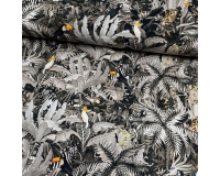 DZIANINA SINGIEL JERSEY - SZARA JUNGLA - 190g/m²/180cm